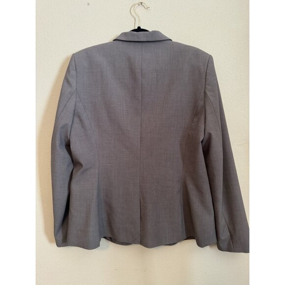 Calvin Klein Suit Jacket Blazer 16 Gray 2 Button Classic Stretch NEW - Picture 9 of 15